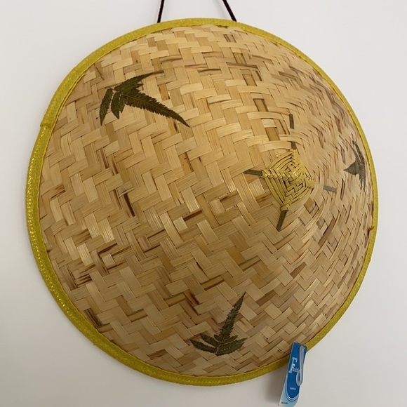 Asia Traditional Chinese Adult l Bamboo 100% Straw Cone Rice Garden Fish… main image 4